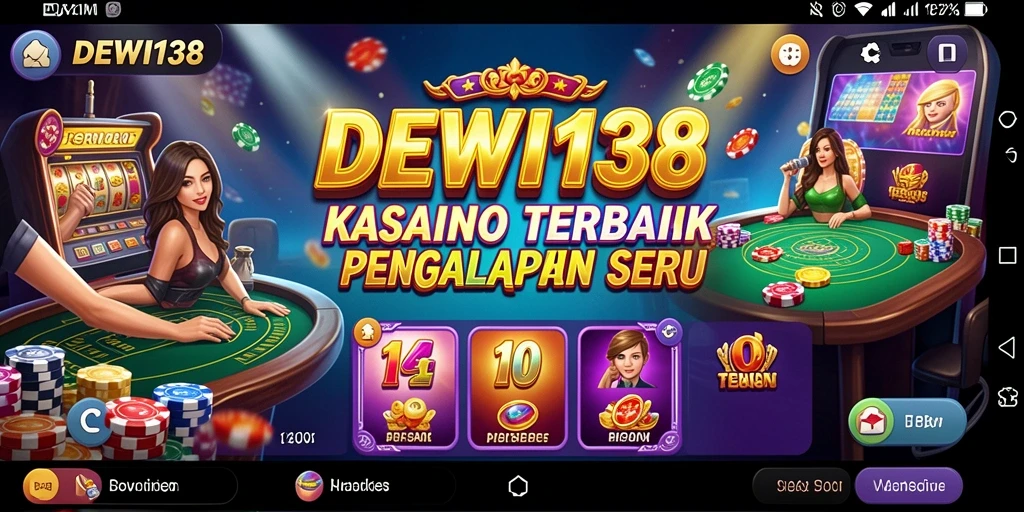 Gameplay seru dan mengasyikkan dalam aplikasi Kasino DEWI138.