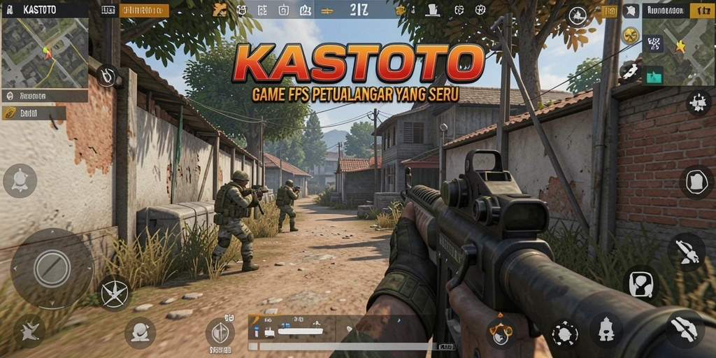 Tampilan gameplay KASTOTO yang mendebarkan dan penuh aksi.