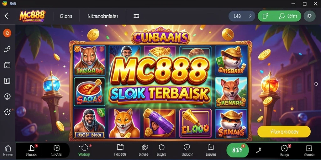 Screenshot gameplay <strong>MC888</strong> menampilkan pengalaman slot yang seru dan interaktif.