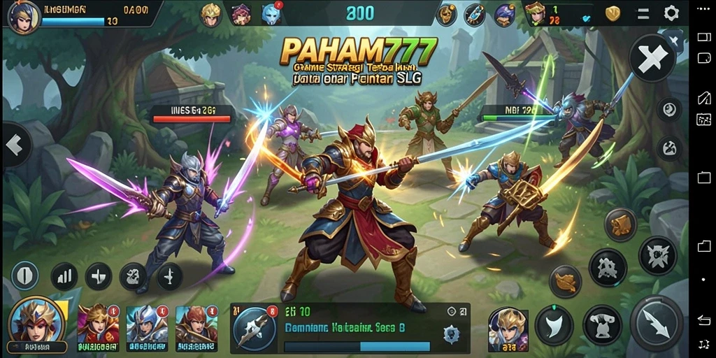 Tampilan gameplay intens dan strategis dalam PAHAM777.