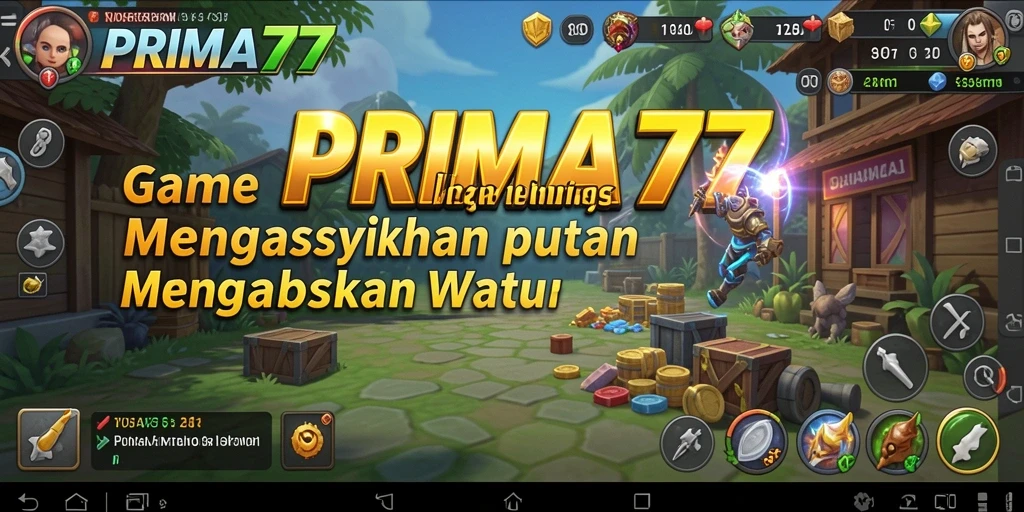 Tampilan gameplay PRIMA77 yang menarik dengan elemen Idle.