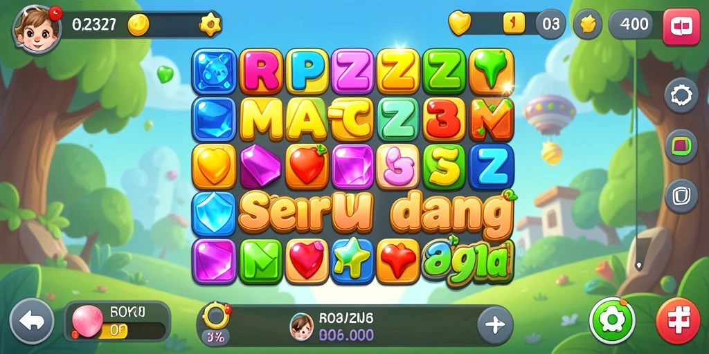 Tampilan gameplay RPZZZ yang menarik dan penuh warna.