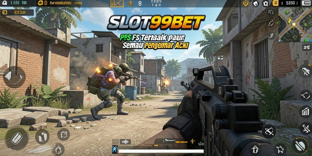 Tampilan memukau dari aksi tembak-menembak di SLOT99BET.